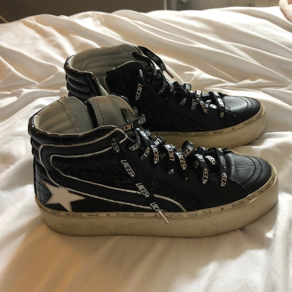 Authentic golden goose high slides